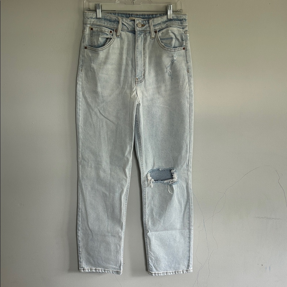 Copper key Light Blue Distressed Jeans
